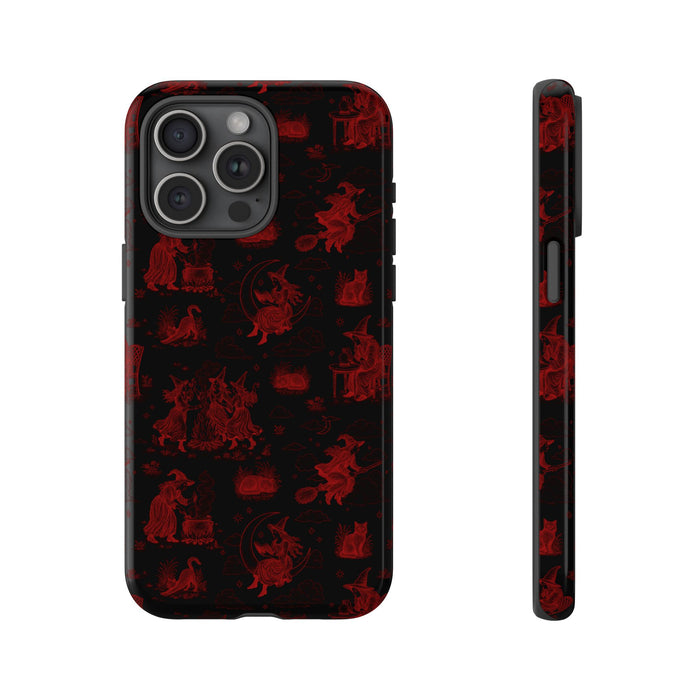 Witchy Toile Phone Case (Multiple Phone Types)