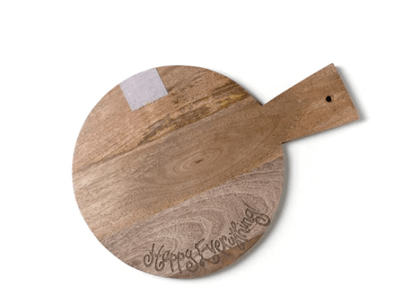 Wooden Mini  Serving Board 10" Happy Everything