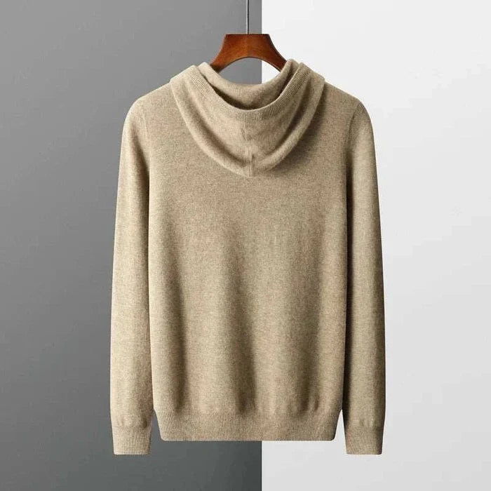 Wool cold season sweater - AntoniosClothing - Light gray