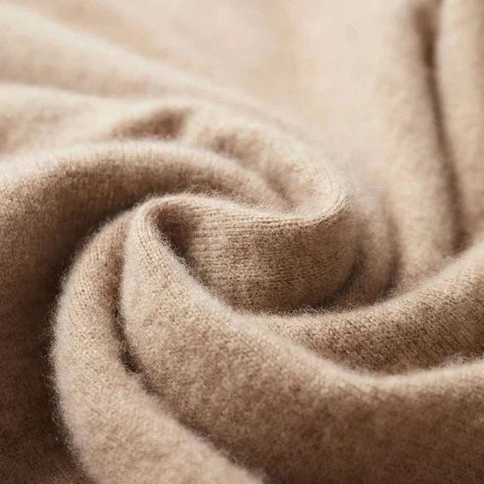 Wool cold season sweater - AntoniosClothing - Camel