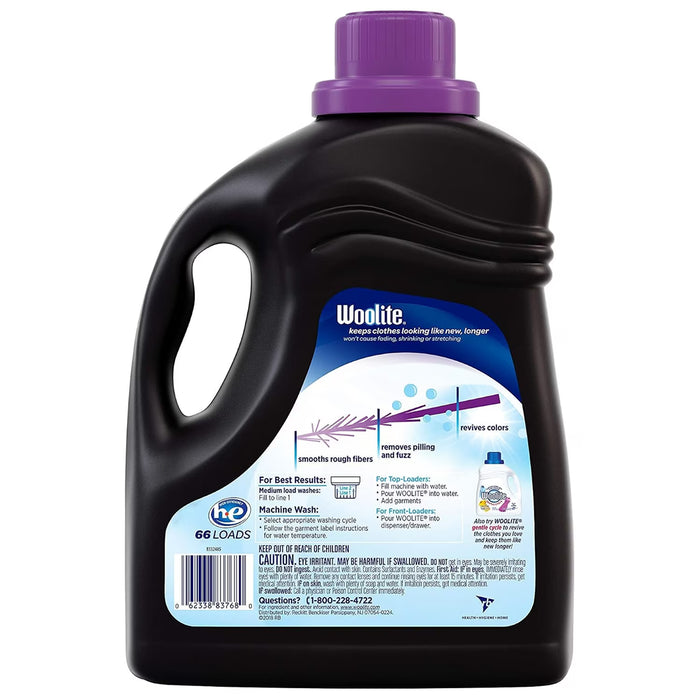 Woolite Darks with Color Renew Midnight Breeze Liquid Laundry Detergent - 100 oz - 4 Pack