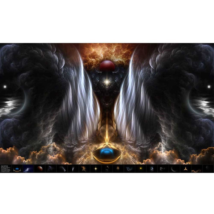 Dream of Sages Fractal Art Wall Decal Printed | Wallhogs