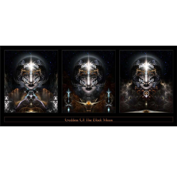 Goddess of the Black Moon Triple Wall Decal Printed