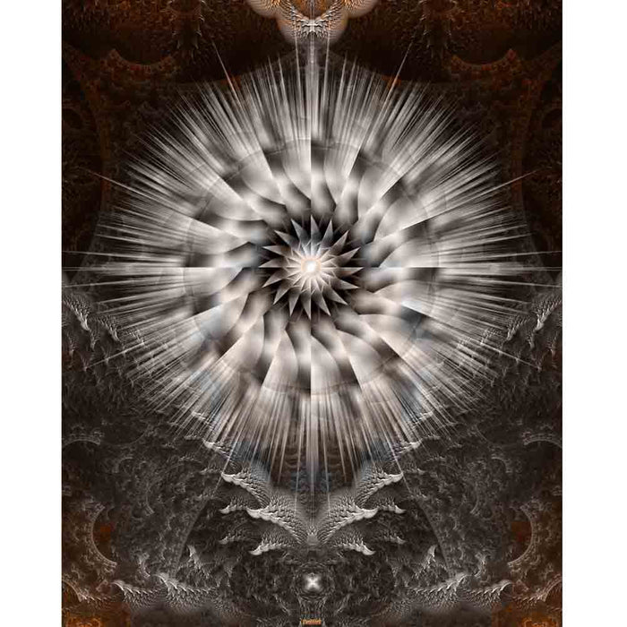 Radiance Fractal Art Wall Decal Printed | Wallhogs