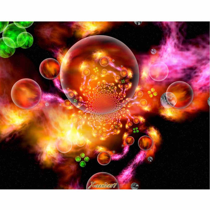 Wacky Inter-Dimensional Stellar Nursery Wall Decal