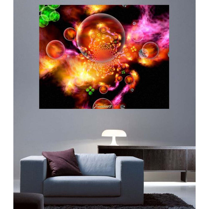 Wacky Inter-Dimensional Stellar Nursery Wall Decal