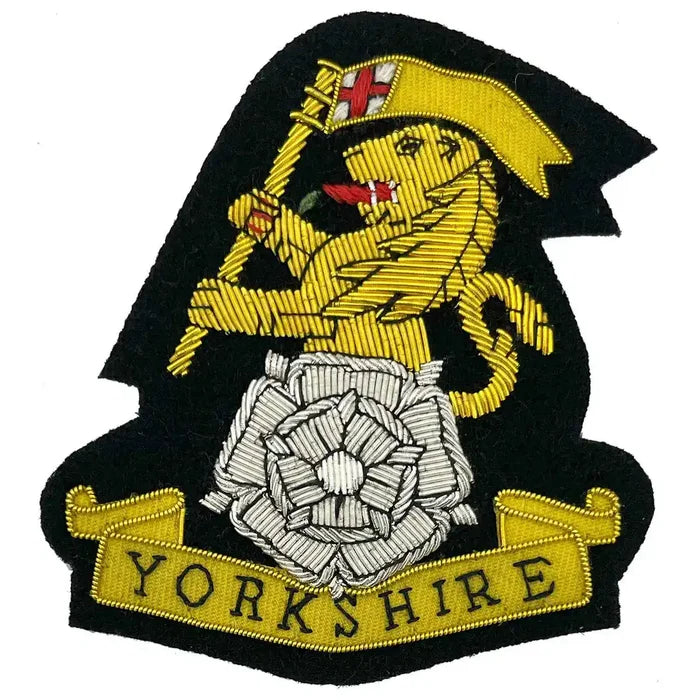 Yorkshire Regiment Bullion Blazer Badge - John Bull Clothing  from  John Bull Clothing