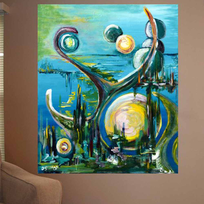 Yosi Amir IX Art Gloss Poster Installed | Wallhogs