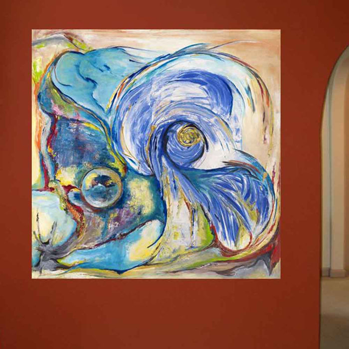 Yosi Amir LIV Art Gloss Poster Installed | Wallhogs