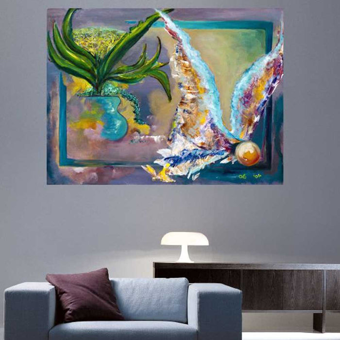 Yosi Amir X Art Wall Decal Installed | Wallhogs