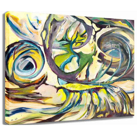 Yosi Amir XLIII Fine Art Canvas Printed | Wallhogs