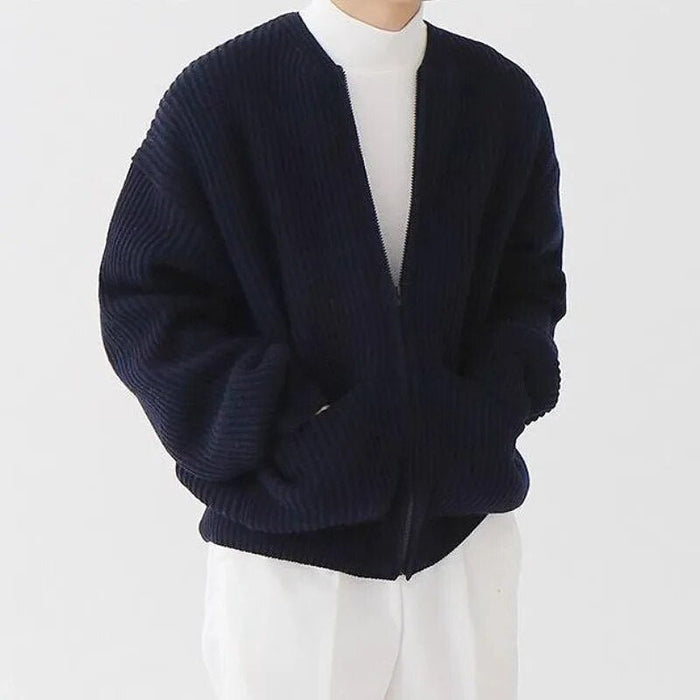 ZIP Cardigan - AntoniosClothing - Apricot